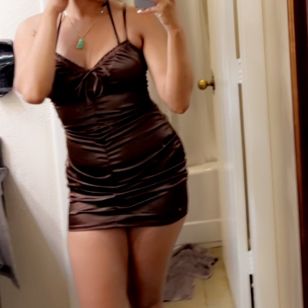 Brown Mimi dress from h&m
